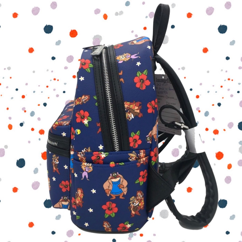 Loungefly Disney Rescue Rangers AOP Mini Backpack - Picture 2 of 4